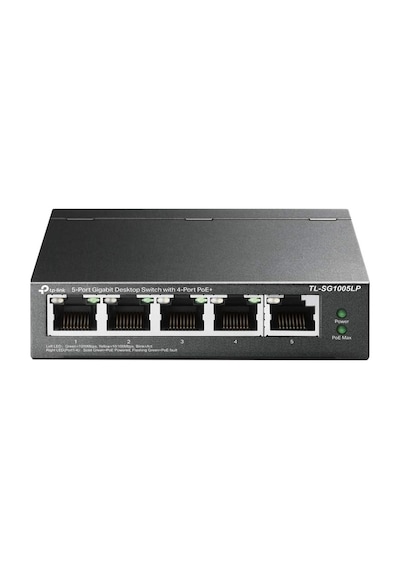 Tl-sg1005lp, 4 Port Poe + İle 5 Port Gigabit Masaüstü Switch
