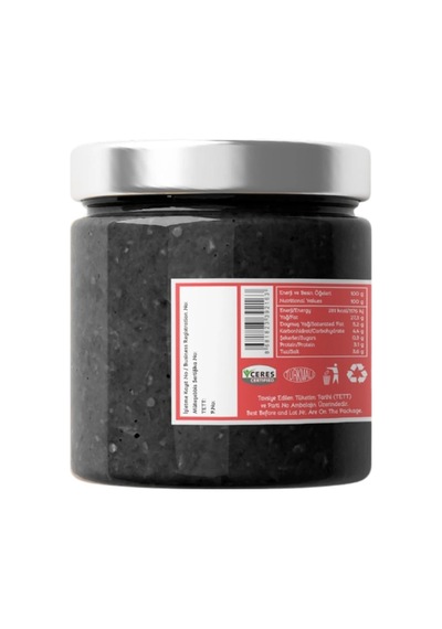 Ots Organik Siyah Zeytin Ezmesi (Sade) 180 gr  (Organik Sertifikalı, Pestisit Analizli)