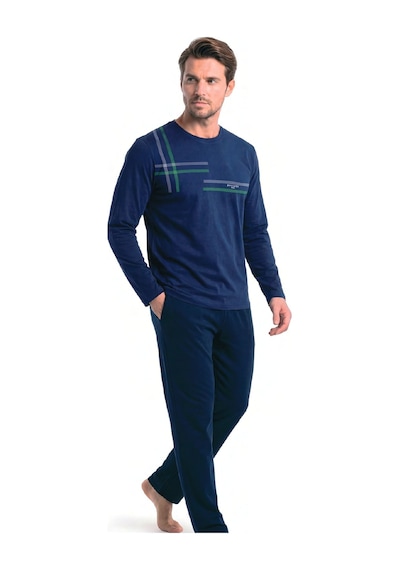 Pierre Cardin 6152 Erkek Uzun Kollu Bisiklet Yaka Pijama Takımı -indigo İndigo Pierre Cardin 6152 Erkek Uzun Kollu Bisiklet Yaka Pijama Takımı -indigo İndigo