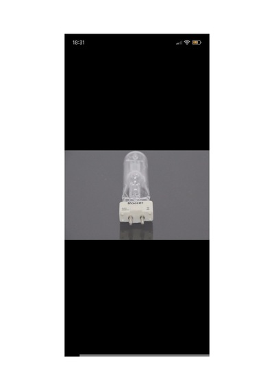Yüksek Kaliteli Hareketli Kafa Msd 250w 90v Gy9.5 8000k Gaz Deşarj Lambası Metal Halide Lamp Gün Işığı