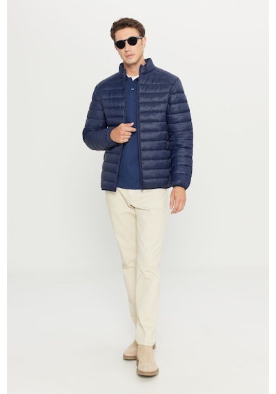 Ac&Co / Altınyıldız Classics Standart Fit Normal Kesim Dik Yaka Erkek Mont - Lacivert