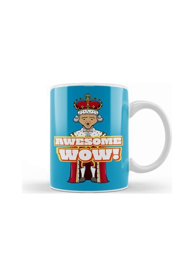 Awesome Wow King George Kupa Bardak Porselen Karışık
