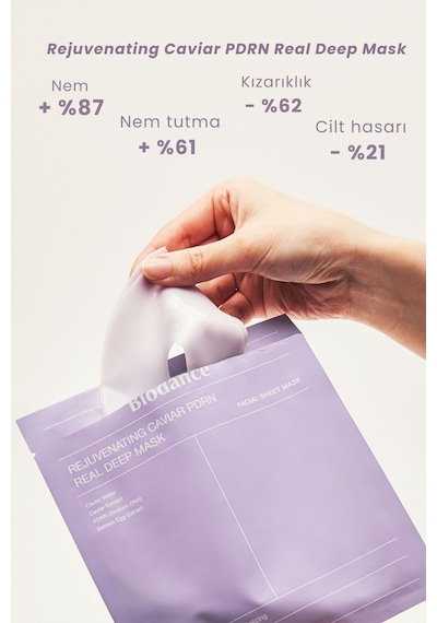 Defacto Biodance Rejuvenating Caviar PDRN Real Deep Mask- Cilt Yenileyici & Sıkılaştırıcı Maske H3472AXNS