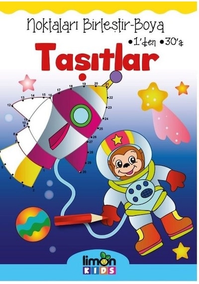 Noktaları Birleştir Boya-Taşıtlar- Limonkids