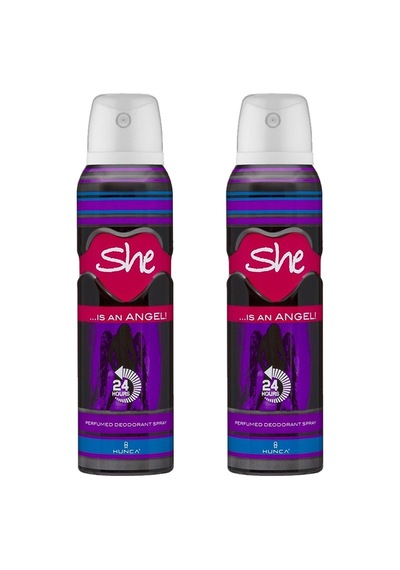 She İs An Angel 24H Kadın Sprey Deodorant 2 x 150 ML