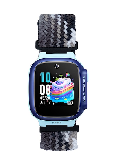 Huawei Gt4 41mm Ardx Krd-139 18mm Çocuklara Özel Örgü Kordon - Siyah