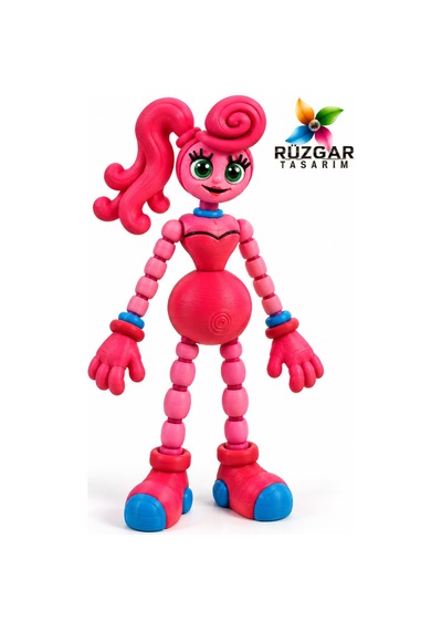 Poppy Playtime Mommy Long Legs Oyuncak Figürü Hareketli Eklemli Oyuncak