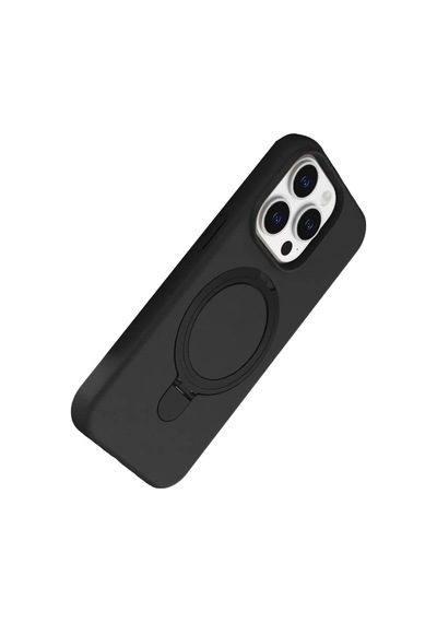 Newface Apple İphone 14 Pro Max Regal Magsafe Standlı Kapak - Siyah