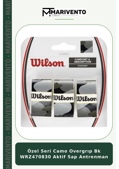 Özel Seri Camo Overgrıp Bk Wrz470830 Aktif Sap Antrenman Siyah