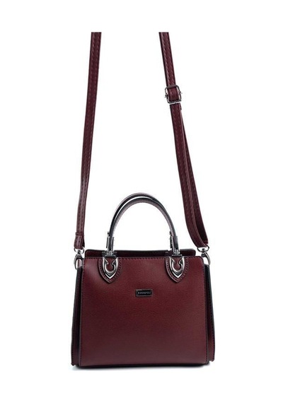 Silver Polo Sp1133 Kadın El Çantası Düz Bordo-bordo