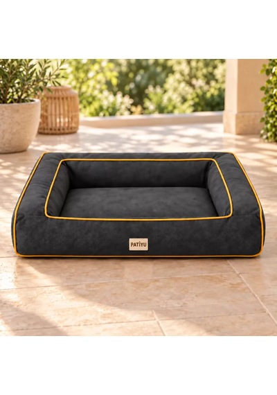 Kedi Köpek Yatağı Sofa Bed - Kiremit Antrasit