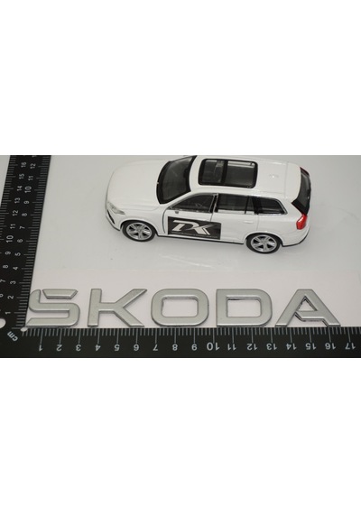 Dk Tuning Enyaq Elroq Ön Kaput Gri Yazı Logo Arma Skoda İle Uyumlu Ön Arma