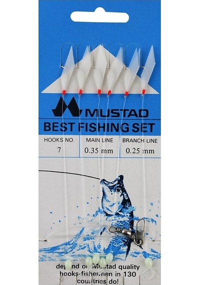 Mustad Best Fishing Set 0,35 0,25 Mm No:7 Çapari