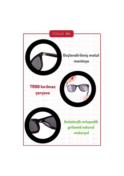 Focus On TS006 Loki Brown Polarize Erkek Güneş Gözlüğü