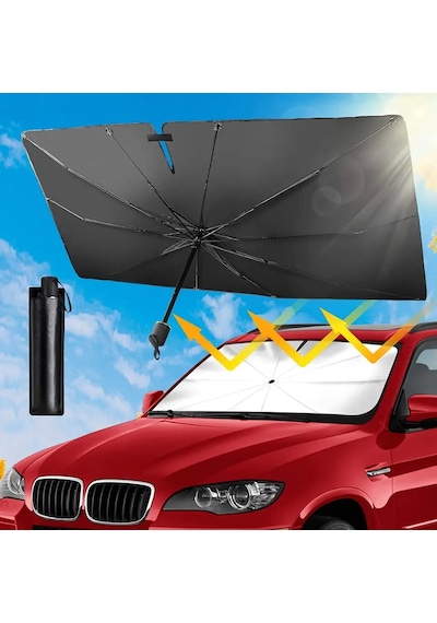 Araba Oto Ön Cam Şemsiye 125cm 65cm