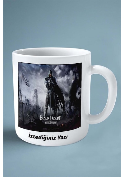 Black Desert Oyun Baskılı Kupa Bardak Çift Taraflı Baskı Kişiye Özel Model 3 Çok Renkli