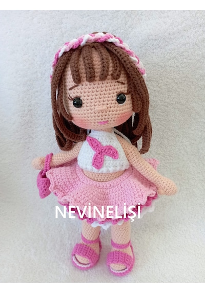 Amigurumi Hazal Bebek Çok Renkli