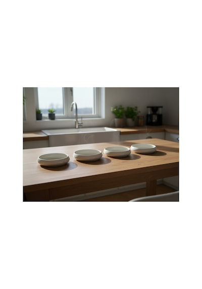 14 Cm Porselen Meze Ve Kahvaltılık Seti 4 Lü Set Yuvarlak Modern Sunumluk Ve Tabak Takımı Beyaz - 779821642 Beyaz