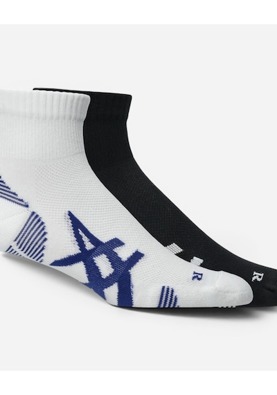 Asics 2 Pack Cushıoned Run Quarter Sock Siyah Koşu Çorabı 3013b358-002
