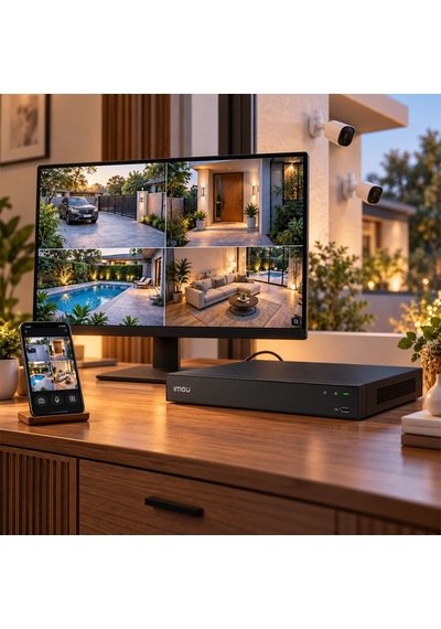 Imou Nvr-n236-8a0e N236 4k Hdmı + 1080p Vga H.265 Dahili Mikrofon-hoparlör 36 Kanal Nvr Kayıt Cihazı