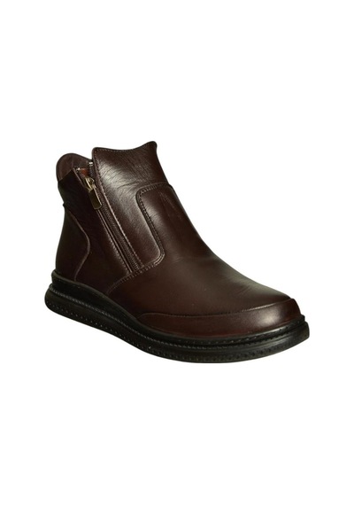 Fox Shoes V555070903 Kahverengi Hakiki Deri Kadın Bot Kahverengi-hakiki Deri