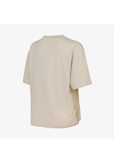 New Balance Lifestyle Kadın Bej T-shirt Wnt3632-mbm 5559697