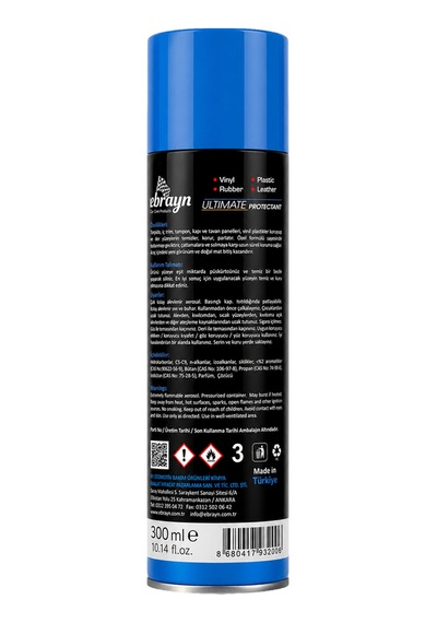 Ebrayn Okyanus Ocean Kokulu Torpido Parlatıcı Sprey 300 Ml