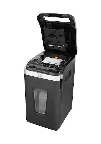 Hp Pro Shredder Auto 400mc Otomatik Beslemeli 400 Sayfa Evrak İmha Makinesi-p5-mikro Kesim-2x12mm-53lt