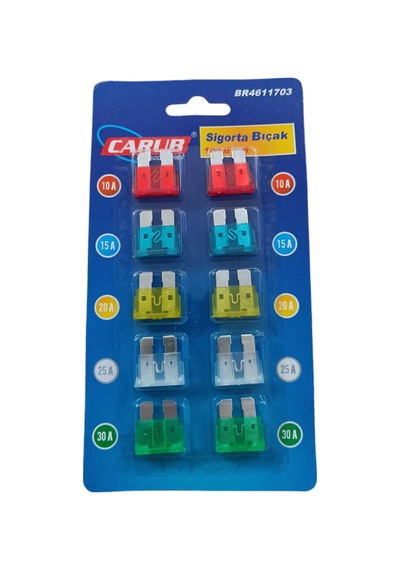 Standart Bıçak Sigorta 10'lu Set 1