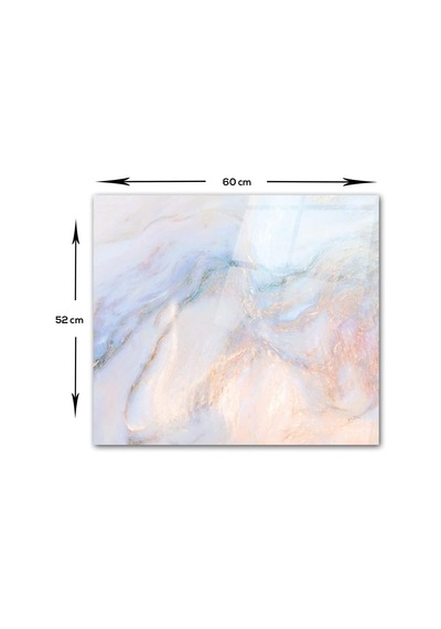 Decorıta Supreme Mermer Görünümlü / Cam Ocak Arkası Koruyucu 52cm X 60cm