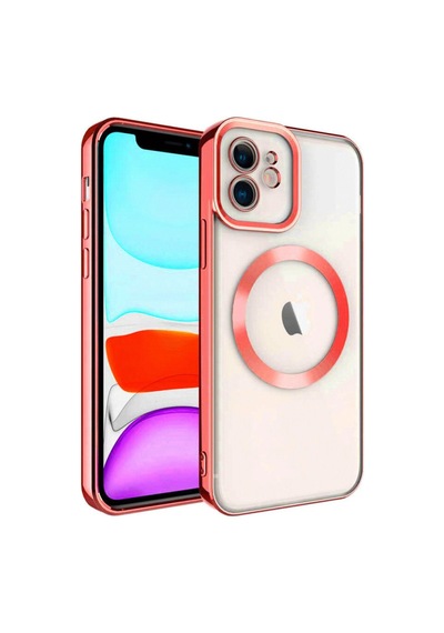 Apple iPhone Uyumlu , 11 Kılıf Kross Magneticsafe Kapak - Kırmızı