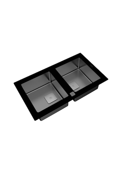 Teka Diamond Rs15 2B 86 (Wst Black) Tek Hazne Ve Tek Damlalıklı Cam Eviye - Tek Hazne Ve Tek Damlalıklı Cam Eviye - 115030017