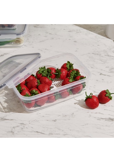 Fresh Box Dikdörtgen Bölmeli Saklama Kabı - 1,4 Lt Çok Renkli
