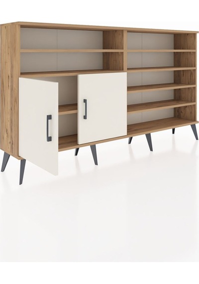 Arges Konsol 7 Raflı 2 Kapaklı 176x30x99 Çam-aytaşı Aytası/aytası - Atlas Çam Arges Konsol 7 Raflı 2 Kapaklı 176x30x99 Çam-aytaşı Aytası/aytası - Atlas Çam