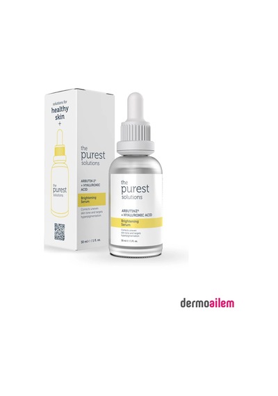 The Purest Solutions Arbutin %2 + Hyaluronic Acid 30 Ml Leke Gidermeye Yardımcı Cilt Tonu Eşitleyici Cilt Bakım Serumu