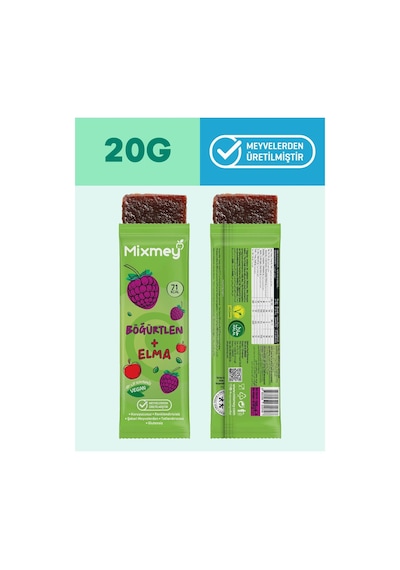 Mixmey Tropik Meyve Bar Serisi 20 Adet | Atıştırmalıklar – Vegan, Glutensiz (20GR X 20 ADET)