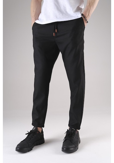 Oksit Joy Erkek Beli Lastikli Duble Paça Erkek Jogger Pantolon