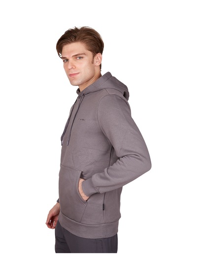 Alpinist Stream Erkek Kapşonlu Sweatshirt Antrasit