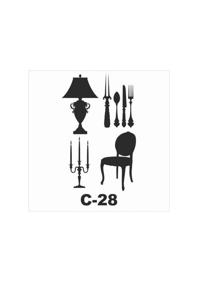 C-28 Artebella Stencil 15X20 CM