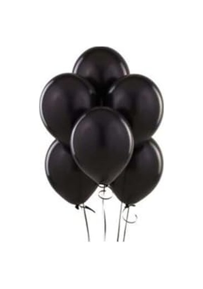 Siyah Balon 10 Adet - 12 İnc 30 Cm Parti Balonu 2 Yaş Mavi