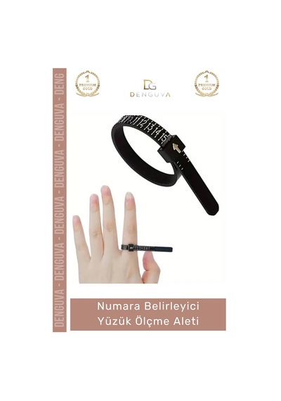 Yüzükölçme Profesyonel Hassas Parmak Ölçüsü Aparatı Standart Kuyumcu Kalibre Yüzük Ölçme Aleti Diğer