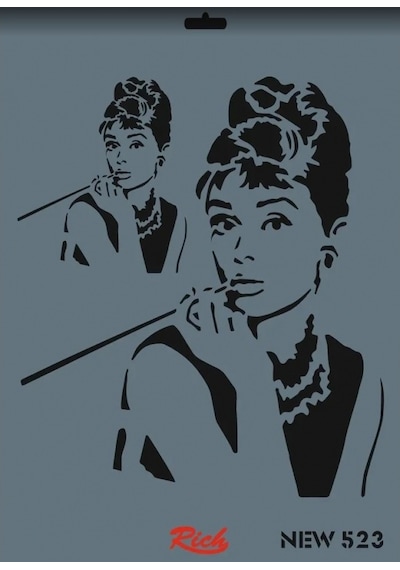 Rich Stencil Boyama Şablonu 25X35 Cm. New-523