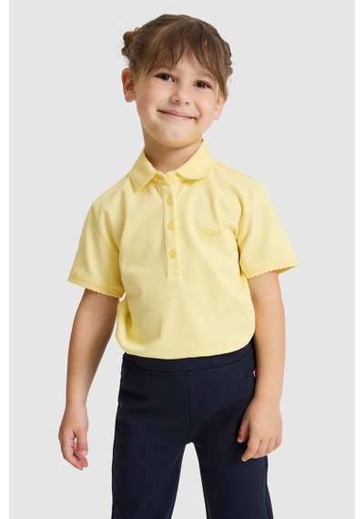U.s. Polo Assn. Kız Çocuk Açık Sarı Tişört Basic 50328218-vr004 Acık Sarı