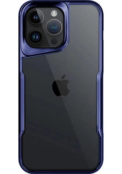 Apple Uyumlu   iPhone 16 Pro Max Kılıf Boyi Silikon Kapak - Lacivert