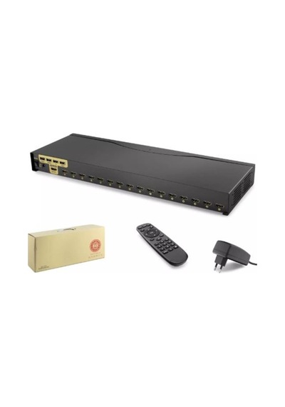 Hadron Hdx1379 16 Port Hdmi Kvm Switch Ir Uzaktan Kumanda 4k Çözünürlük