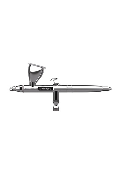 Vallejo 90002 Profinish Çift Hamleli Double Action 0.2 ve 0.3 MM Memeli 3 ML + 9 ML + 15 ML Hazneli Boya Tabancası