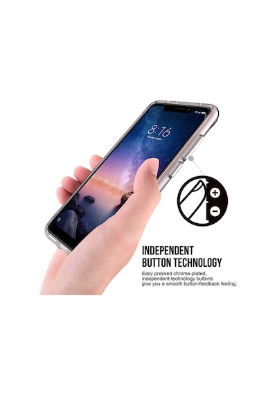Xiaomi Redmi Note 6 Pro Kilif Seffaf Sararmaz Gard Silikon 391288267