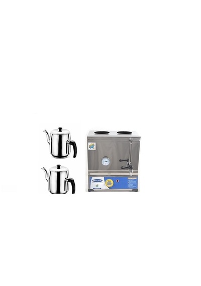 Platin 25 Litre Elektrikli Pleytsiz Çay Kazanı & Kahveci Kazanı & Kahve Ve Çay Ocağı Inox-demlik li