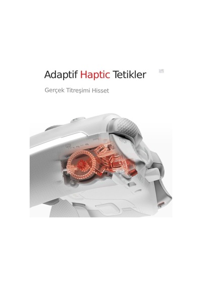 Kp70 Kapasitif Joystick Adaptive Trigger Kablosuz Beyaz Kablosuz Gamepad Pc Uyumlu