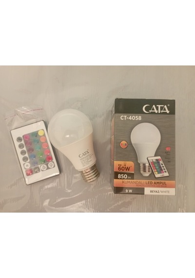 Ct-4058 Rgb Kumandalı Ampul 9w 10 Adet